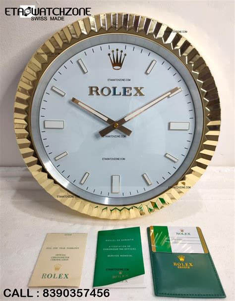 rolex wall clock replica ebay|rolex wall clock original price.